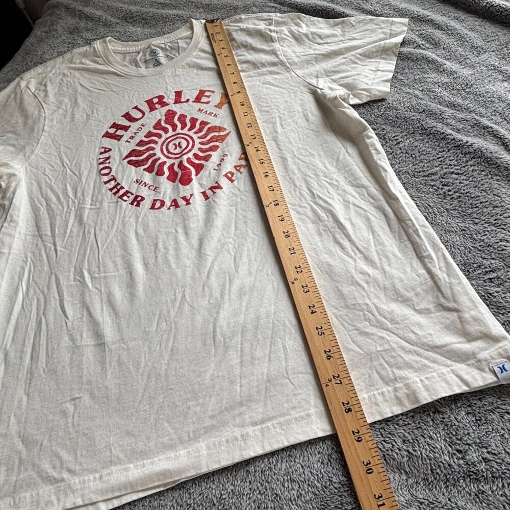 Hurley Mens Shirt Size XL Another Day in Paradise Crew Neck Cotton Y2K 18197x - Picture 4 of 6